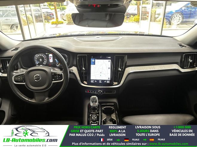 Volvo V60 T6 AWD 253 ch + 145 ch BVA Bleu M�tallique de 2020