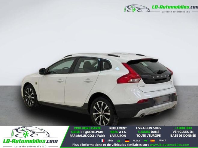 Volvo V40 D2 120 ch BVA Blanc M�tallique de 2019