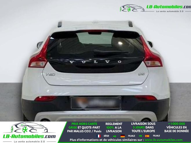 Volvo V40 D2 120 ch BVA Blanc M�tallique de 2019