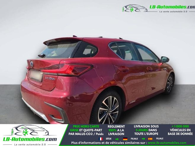 Lexus CT 200h Rouge M�tallique de 2018