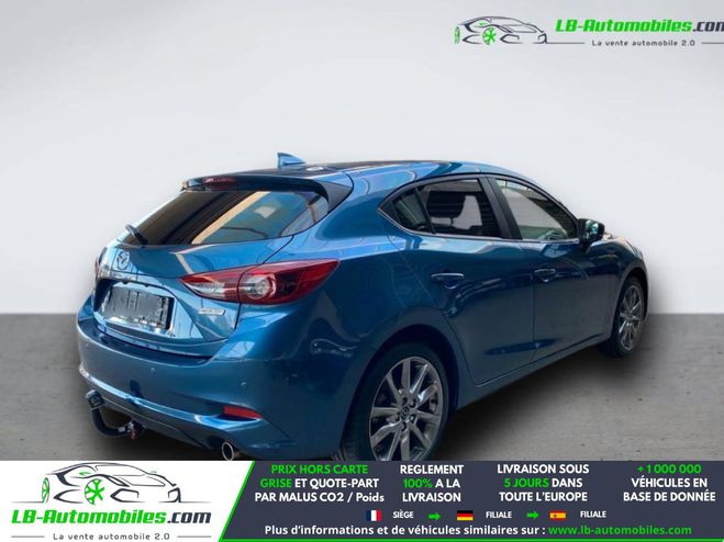 Mazda 3 2.0L SKYACTIV-G 122 ch BVM Bleu M�tallique de 2018