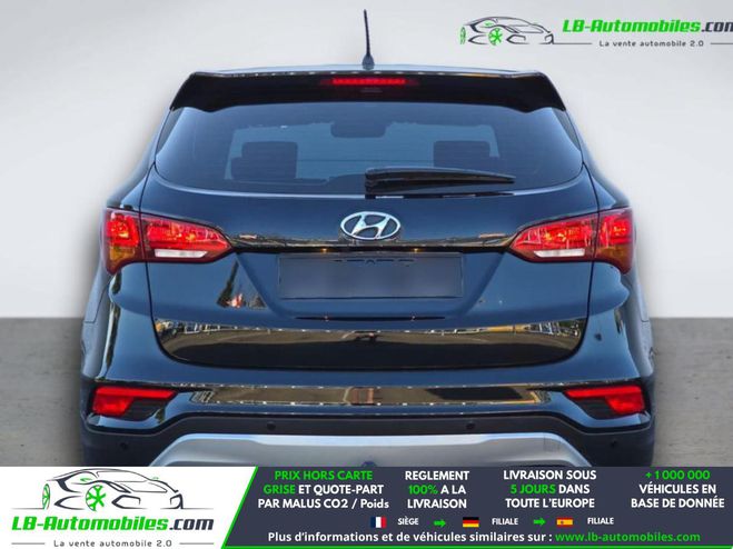 Hyundai Santa Fe 2.2 CRDi 200 Noir M�tallique de 2016