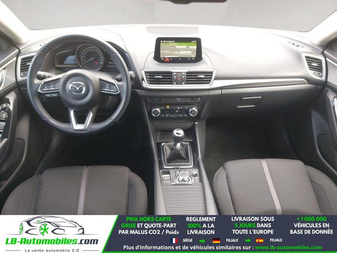 Mazda 3 2.0L SKYACTIV-G 120 ch Bleu M�tallique de 2017