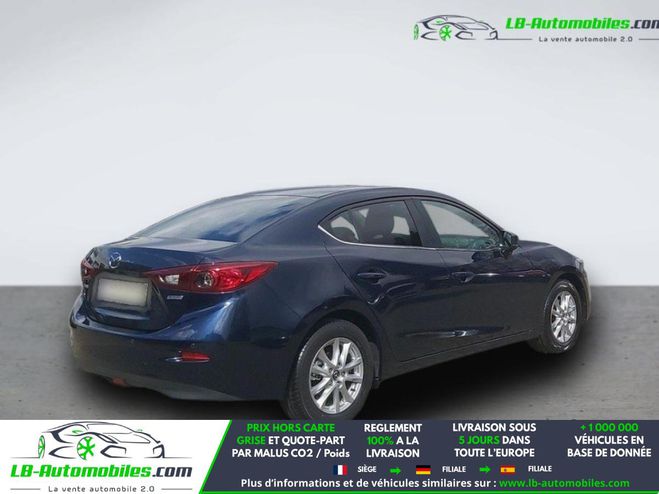 Mazda 3 2.0L SKYACTIV-G 120 ch Bleu M�tallique de 2017