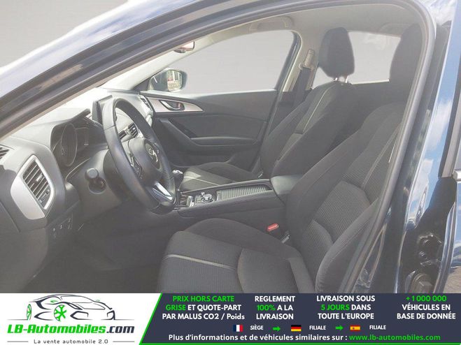 Mazda 3 2.0L SKYACTIV-G 120 ch Bleu M�tallique de 2017