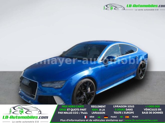 Audi RS7 V8 4.0 TFSI 605 BVA Bleu M�tallique de 2016