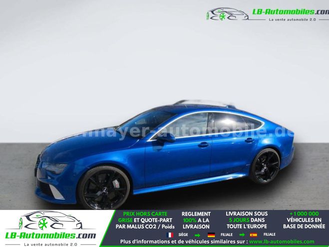 Audi RS7 V8 4.0 TFSI 605 BVA Bleu M�tallique de 2016
