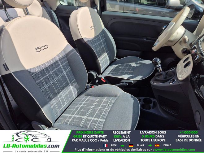 Fiat 500 1.2 69 ch BVM Noir M�tallique de 2017