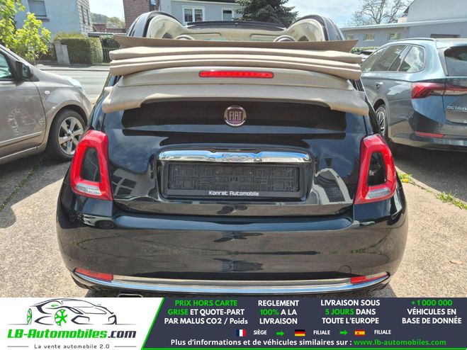 Fiat 500 1.2 69 ch BVM Noir M�tallique de 2017