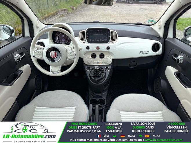 Fiat 500 1.2 69 ch BVM Blanc de 2018
