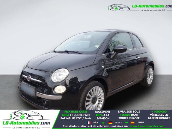 Fiat 500 1.2 8V 69 ch BVM Noir M�tallique de 2015