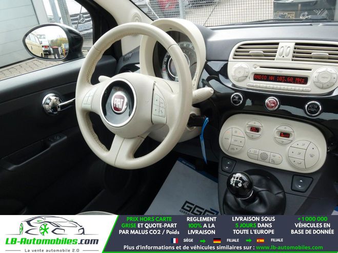Fiat 500 1.2 8V 69 ch BVM Noir M�tallique de 2015