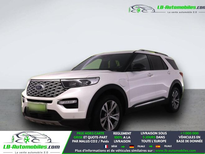 Ford Explorer 3.0 E 457 ch PHEV BVA AWD Blanc M�tallique de 2020