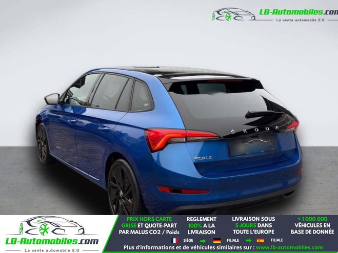 Skoda Scala 1.0 TSI 116 ch BVM Bleu M�tallique de 2019