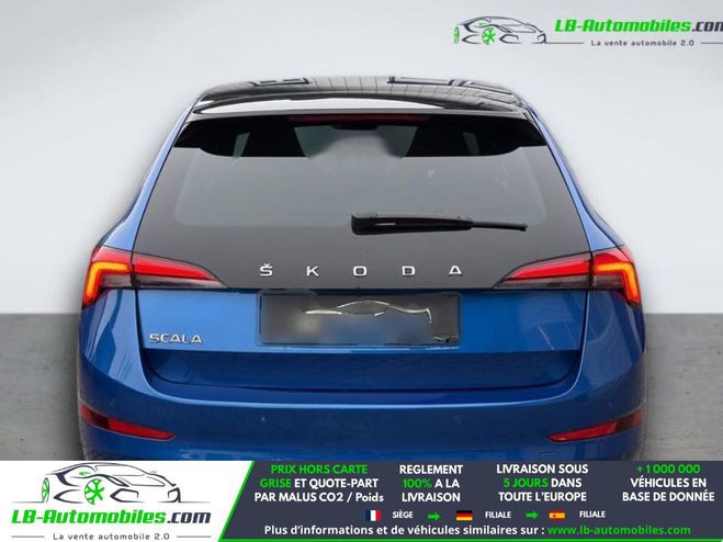 Skoda Scala 1.0 TSI 116 ch BVM Bleu M�tallique de 2019