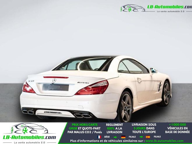Mercedes Classe SL SL 63 AMG BVA Blanc M�tallique de 2012
