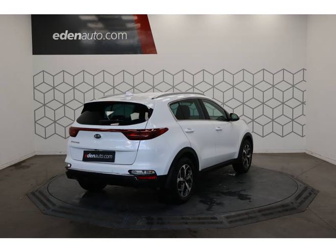 Kia Sportage 1.6 CRDi 136ch MHEV DCT7 4x2 Design blanc de 2021