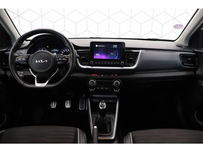 Kia Stonic 1.0 T-GDi 100 ch BVM6 GT Line blanc de 2022