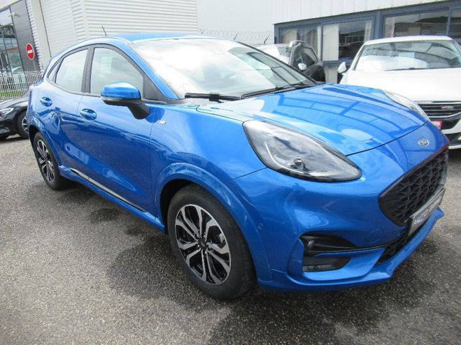 Ford Puma 1.0 Flexifuel 125 ch mHEV SetS BVM6 ST-L Bleu de 2022