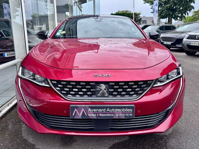 Peugeot 508 BlueHDi 180 ch S&S EAT8 GT Line ROUGE FONCE de 2019