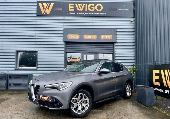 Alfa romeo Stelvio 2.2d 190ch super q4 at8 pack hiver toit  Gris de 2018
