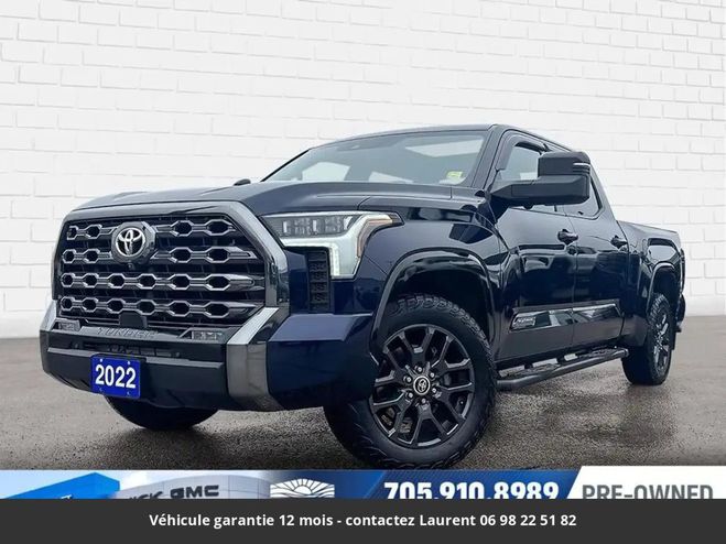Toyota Tundra platinum crewmax 4x4 tout compris hors h Bleu de 2022