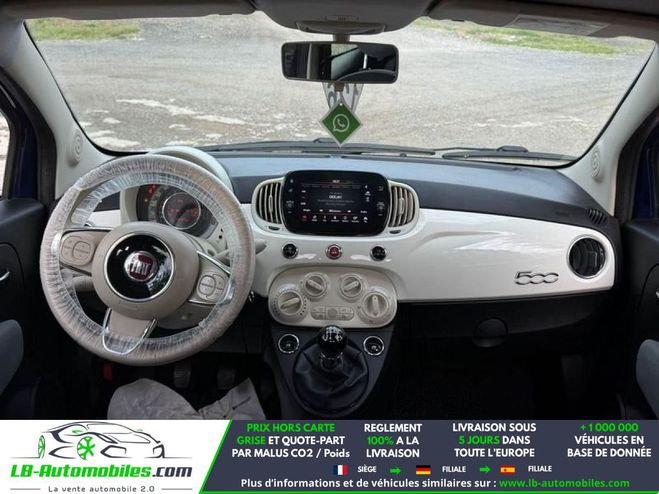 Fiat 500 1.2 69 ch BVM Bleu M�tallique de 2019