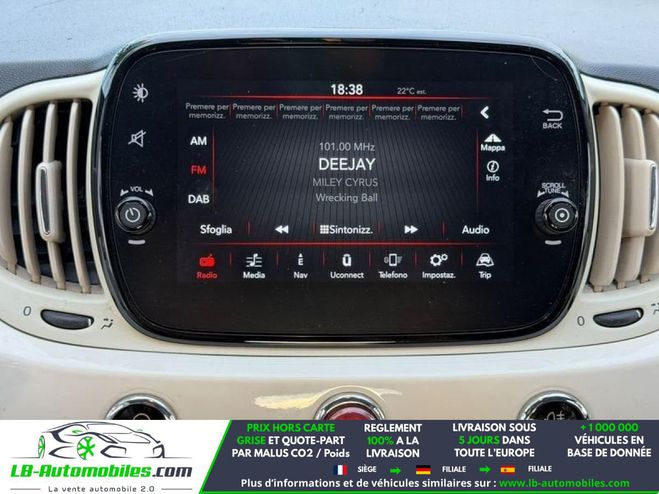Fiat 500 1.2 69 ch BVM Bleu M�tallique de 2019