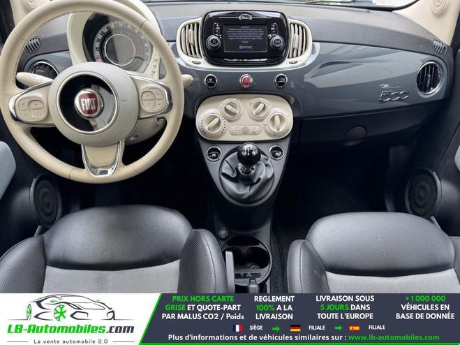 Fiat 500 1.2 69 ch BVM Bleu M�tallique de 2018