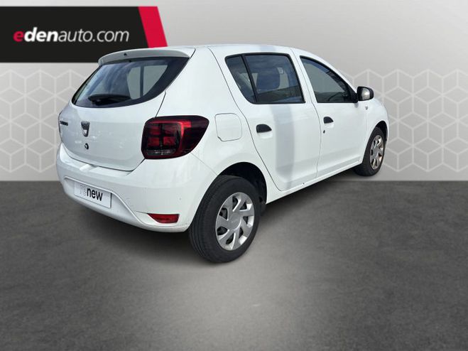 Dacia Sandero SCe 75 Access blanc de 2020