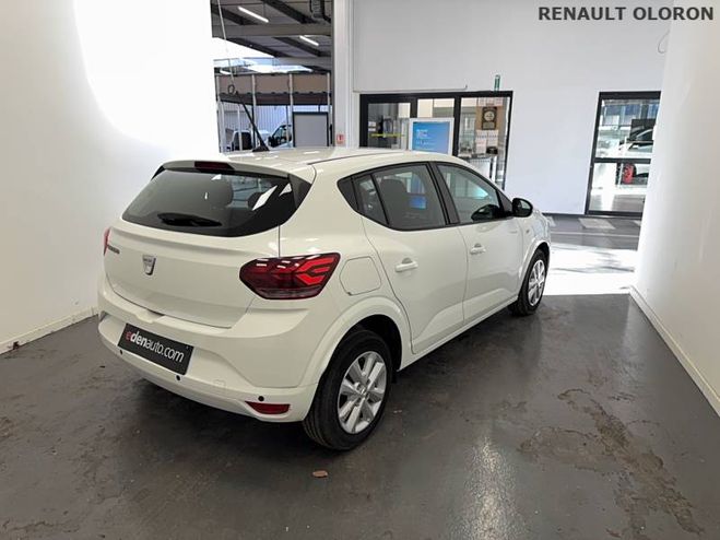 Dacia Sandero SCe 65 - 22 Confort blanc de 2022