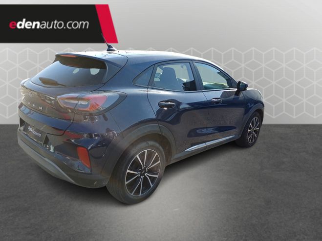 Ford Puma 1.0 Flexifuel 125 ch S&S BVM6 Titanium bleu de 2022