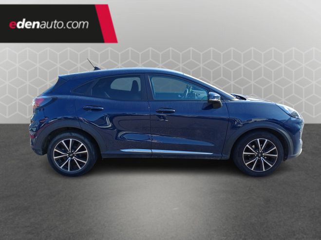 Ford Puma 1.0 Flexifuel 125 ch S&S BVM6 Titanium bleu de 2022