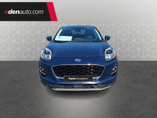 Ford Puma 1.0 Flexifuel 125 ch S&S BVM6 Titanium bleu de 2022