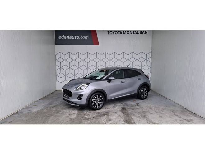Ford Puma 1.0 Flexifuel 125 ch mHEV S&S BVM6 Titan gris de 2023