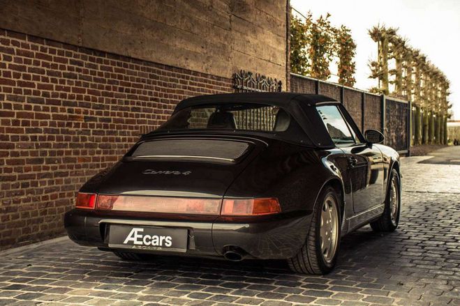 Porsche 911 964 CARRERA 4 CABRIOLET Noir M�tallis� de 