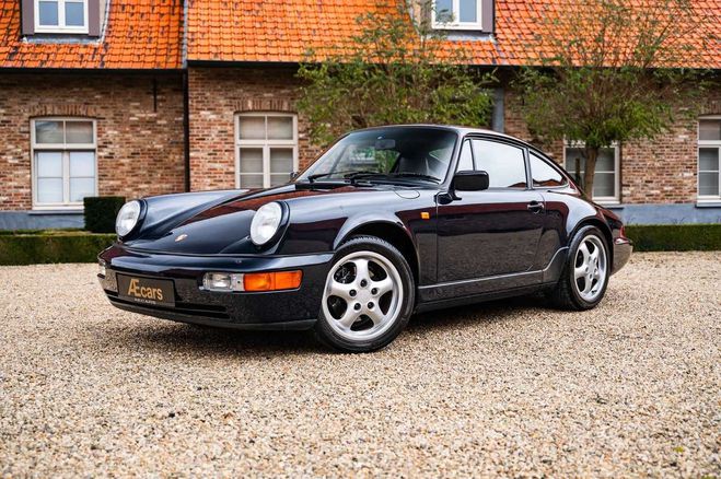 Porsche 911 964 - CARRERA 4 COUPE MANUAL- MATCHING N Bleu de 