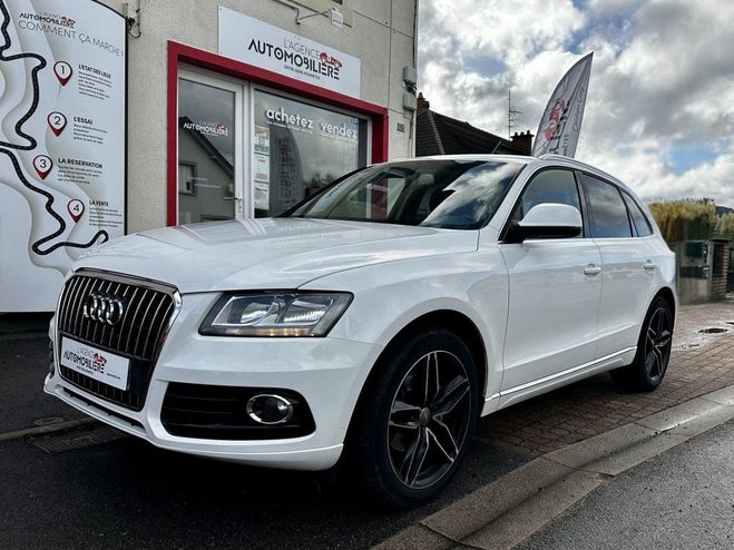 Audi Q5 Phase 2 TDI 143 ch AMBIENTE / Attelage / Blanc de 2013