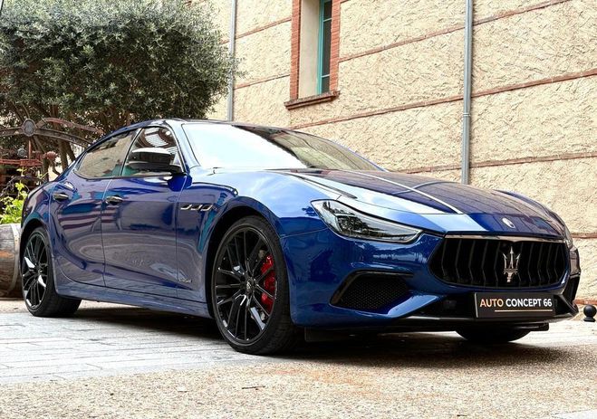 Maserati Ghibli III 3.0 V6 430ch S Q4 Pack Carbone Bleu de 2019