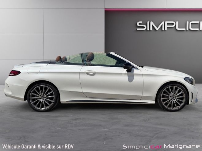 Mercedes Classe C CABRIOLET 220 d 9G-Tronic AMG Line FULL  Blanc de 2020