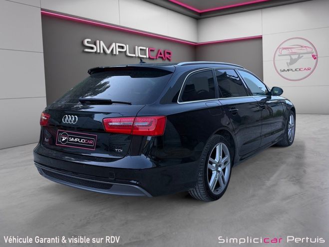 Audi A6 AVANT 3L tdi 204 cv SLINE multitronic to Noir de 2012