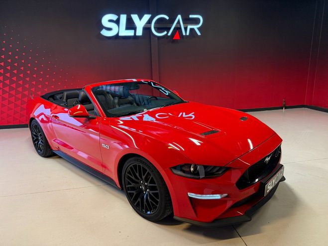 Ford Mustang CONVERTIBLE 5.0 V8 GT BVA10 Rouge de 2019