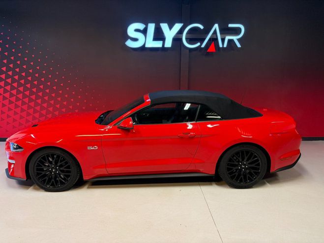 Ford Mustang CONVERTIBLE 5.0 V8 GT BVA10 Rouge de 2019