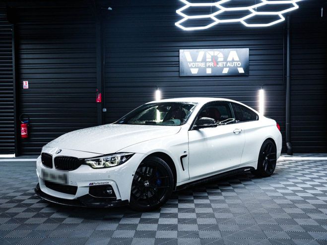 BMW Serie 4 440i Coup� M Sport 3.0i - Cam�ra de recu Blanc de 2017