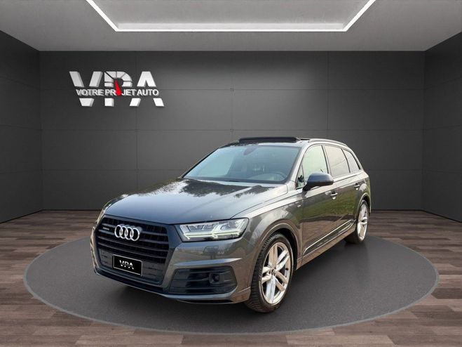 Audi Q7 50 TDI Quattro S Line 218 ch - Toit Pano Gris de 2019