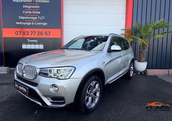 BMW X3 20 I S DRIVE 184C CV BOITE AUTO F25- R�G Gris de 2016