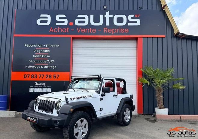 Jeep Wrangler 2.8 CRD 200cv d�capotable int�rieur cuir Blanc de 2011