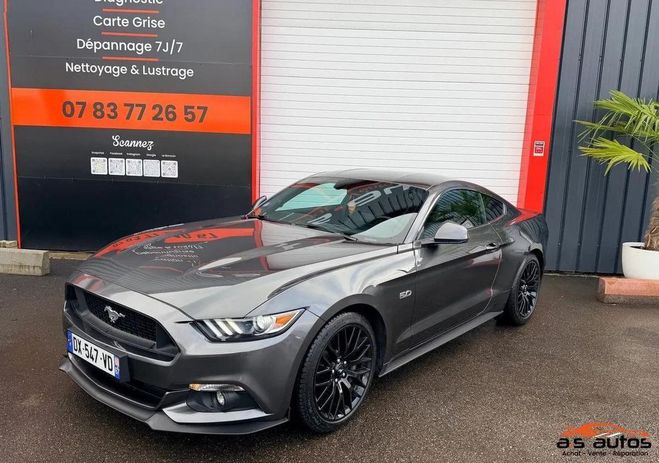 Ford Mustang VI 5.0 I V8 422 CV BOITE AUTO COUPE REPR Gris de 2015
