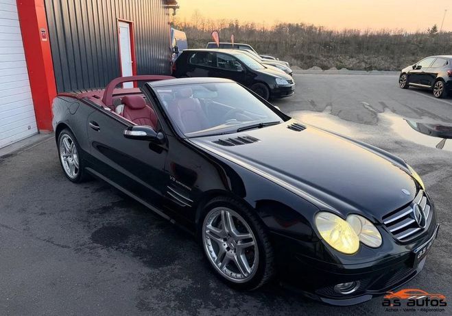 Mercedes Classe SL Classe 55 AMG 500 CV CABRIOLET INT�RIEUR Noir de 2007
