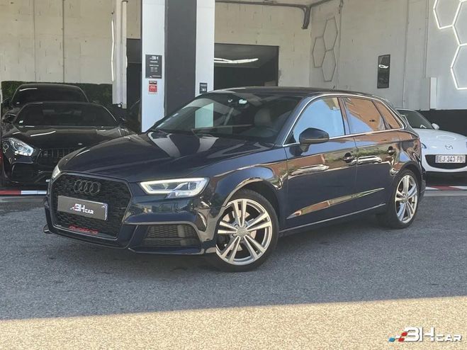 Audi A3 SPORTBACK 2.0 TFSI 190cv S-LINE QUATTRO  Bleu de 2018